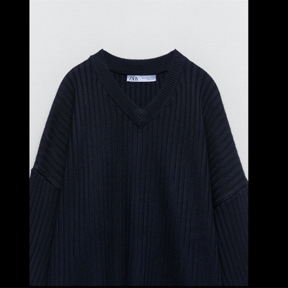 ZARA OVERSIZED WOOL KNIT SWEATER | SIZE: XS-S | NWT (FITS UPTO XL) - Picture 5 of 6
